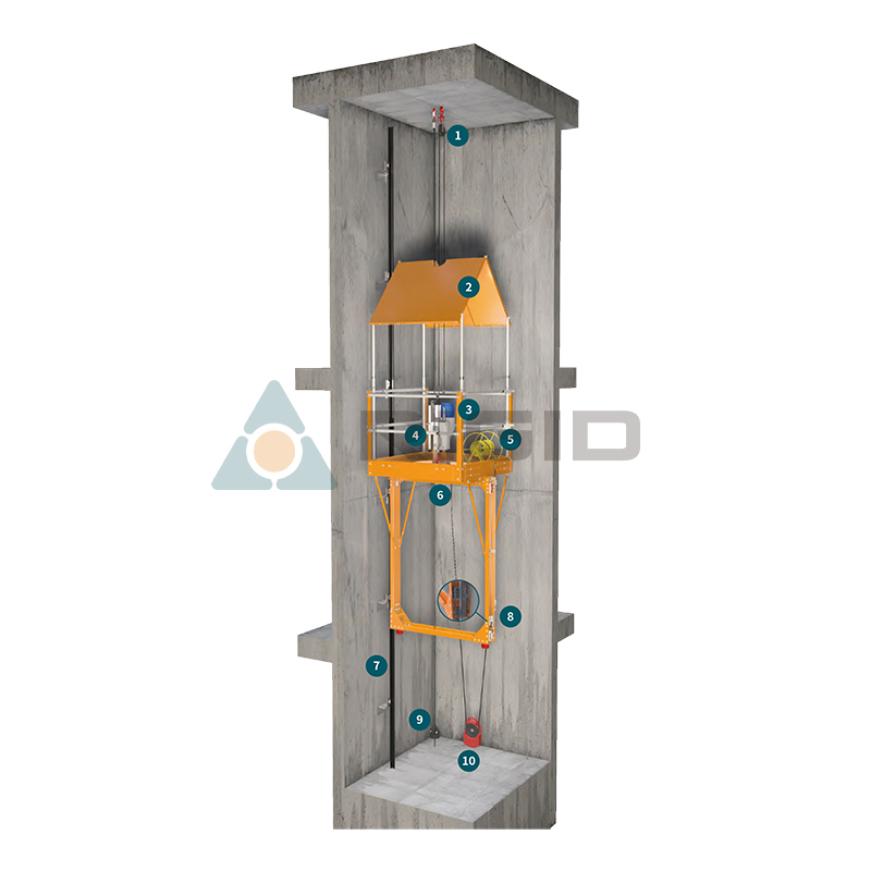 FC 1000 Фальшивый автомобиль для установки лифта